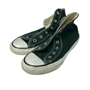Converse All Star Chuck Taylor Hi Top Canvas Sneakers Black Kids Size 1